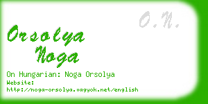 orsolya noga business card